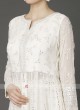 Stylish Off White Color Palazzo Suit